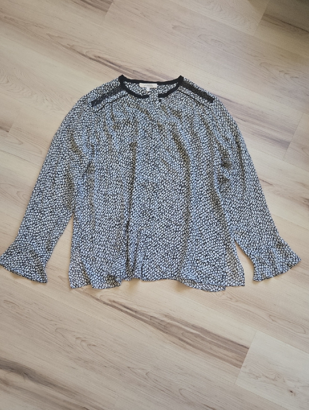 Dorothee Schumacher Button Down Top, Size 6 (US 12)